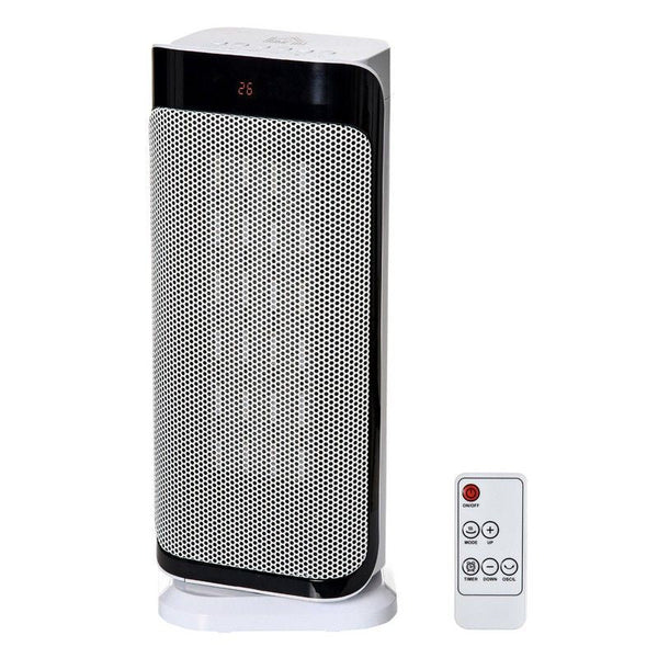 Portable Oscillating Ceramic Space Heater with Overheating & Tip-Over Protection