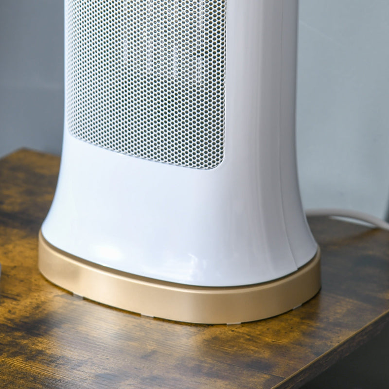 Ceramic Indoor 45° Oscillating Space Heater With Remote